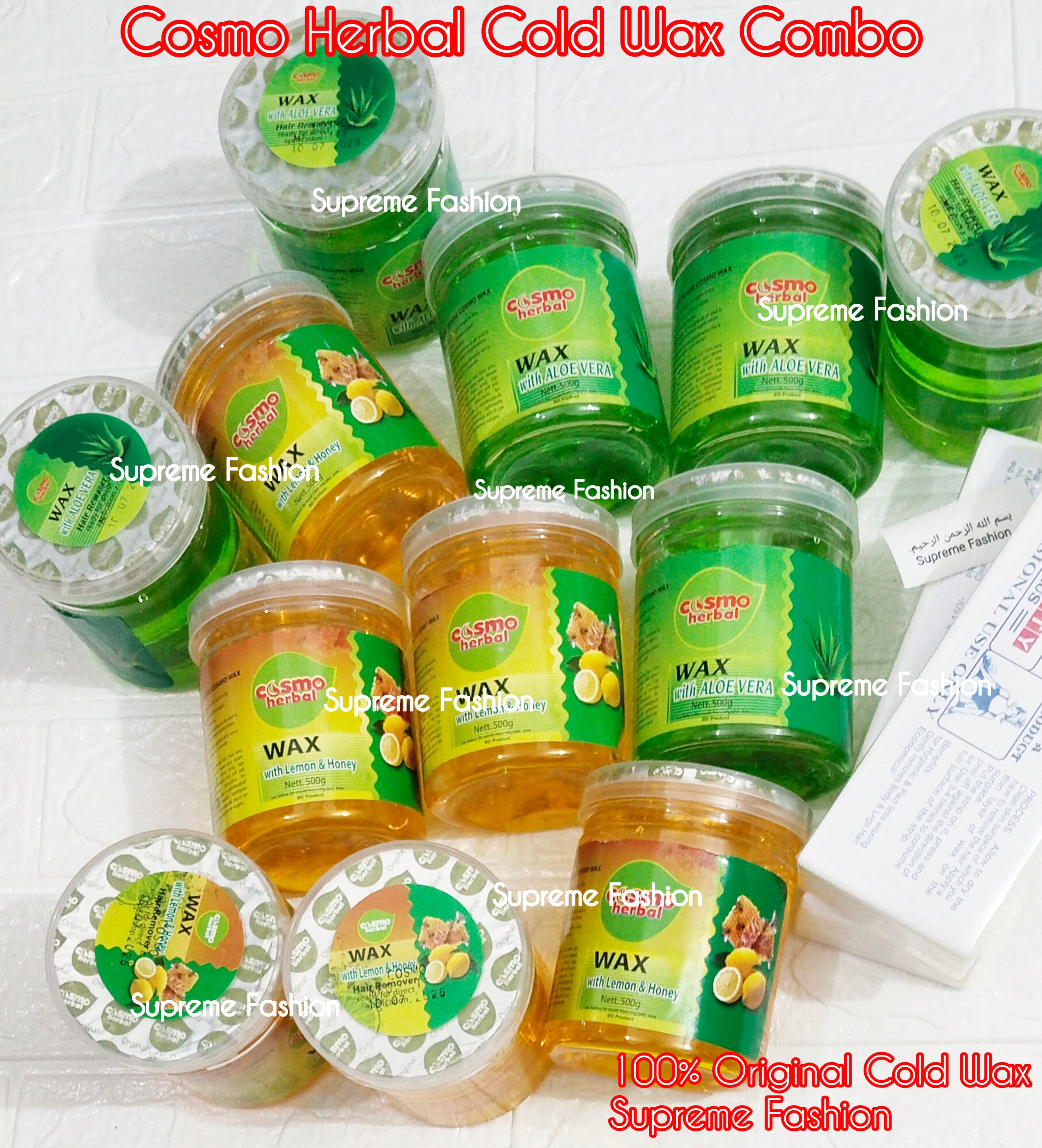 Cosmo lemon and honey Wax combo