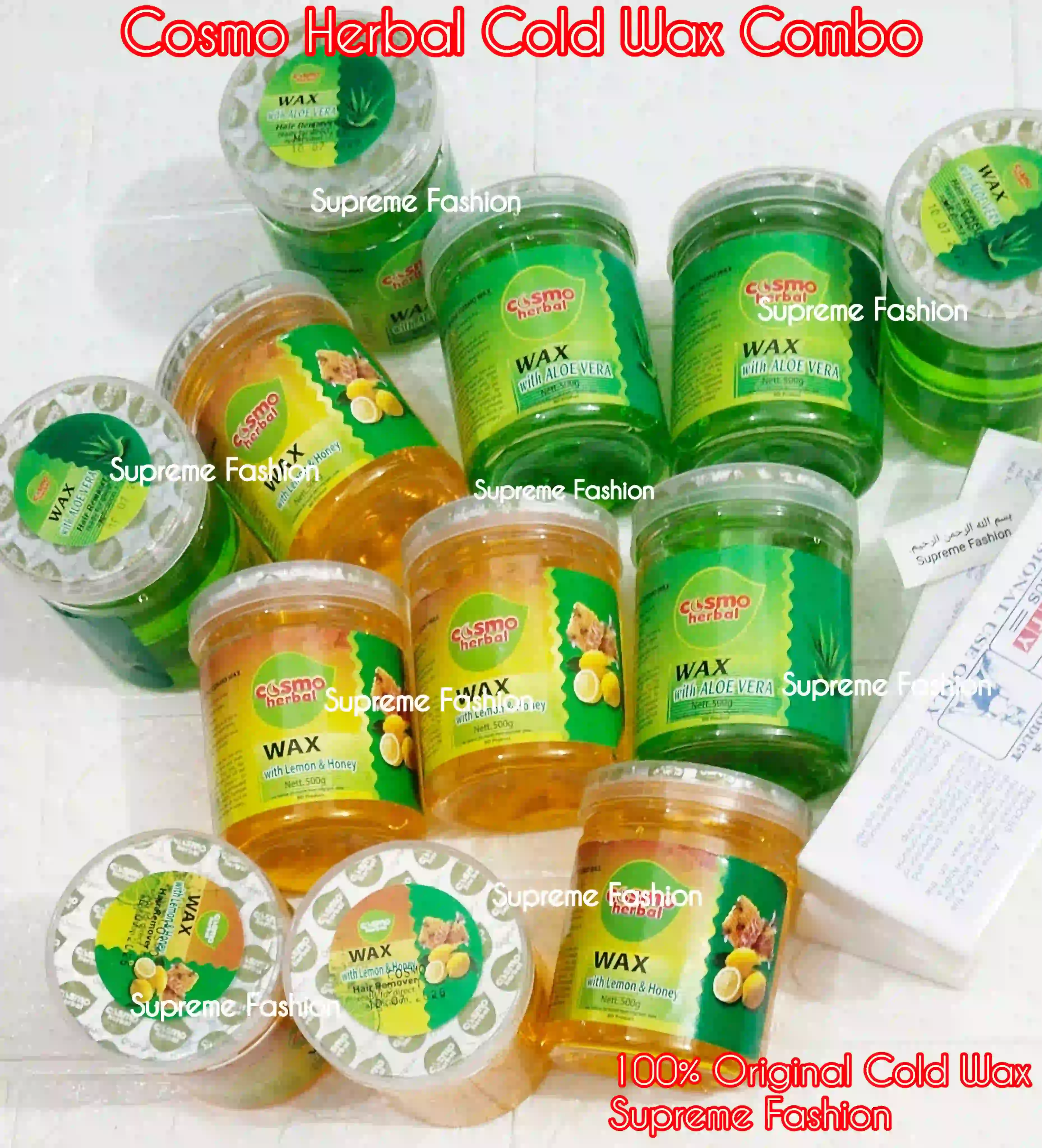 Cosmo lemon and honey Wax combo